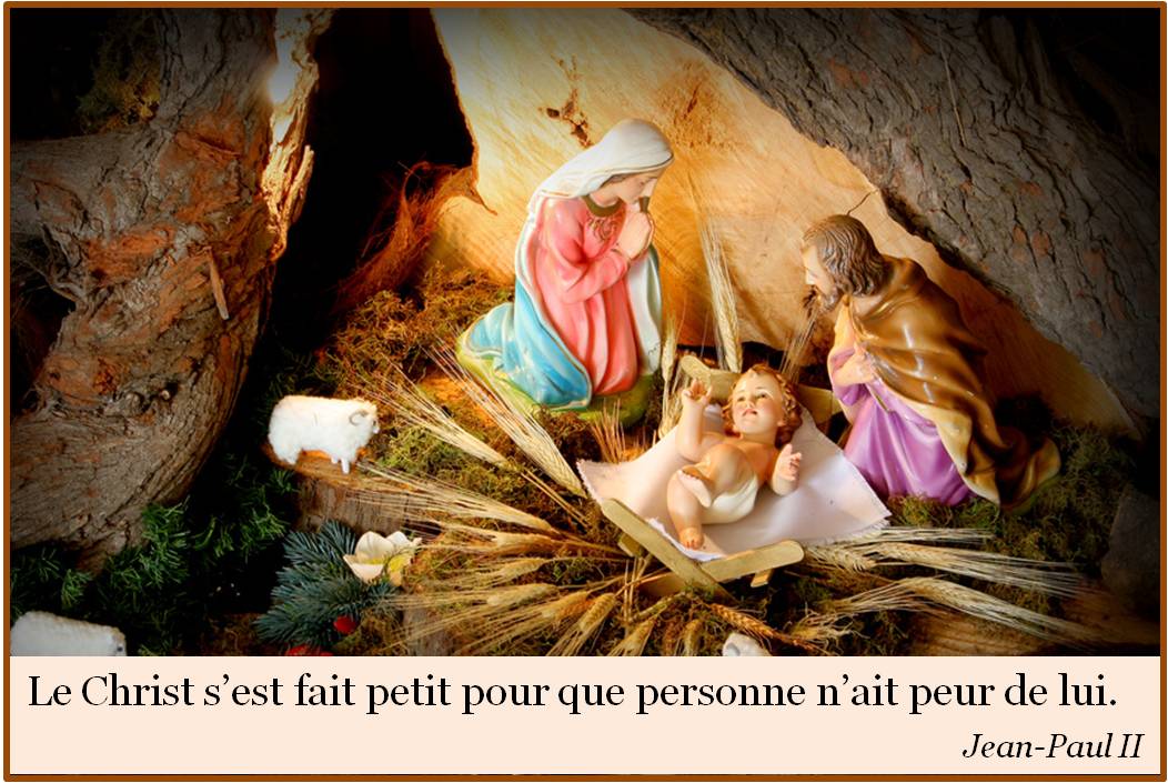 Lc 2, 1-14 Messe de la Nuit de Noël : l'enfant Jésus vient nous dire de choisir la Vie 
